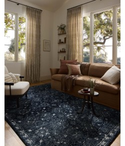 Loloi Percival Navy / Ivory PCV-02 5ft. X 7ft.-6in. Rect. Rug
