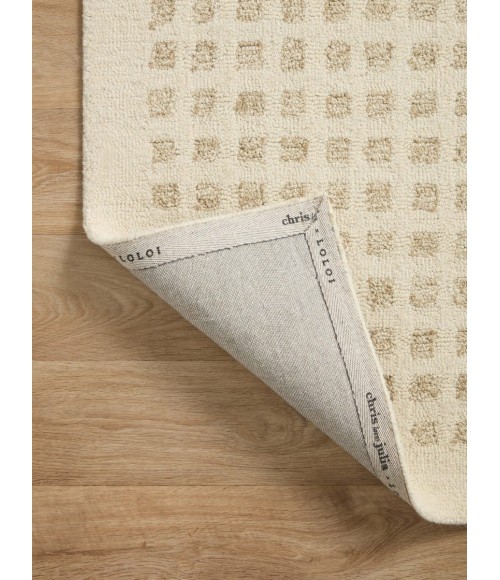 Chris Loves Julia x Loloi Polly Ivory / Natural Rug POL-01 2 ft. 3 in. X 3 ft. 9 in. Rectangle - Rugs Town Chris Loves Julia x Loloi Polly Ivory / Natural POL-01 2 ft. 3 in. X 3 ft. 9 in. Rectangle Rug