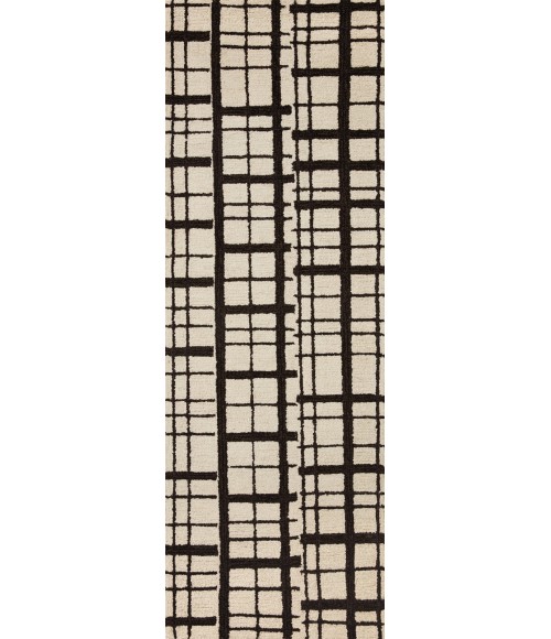 Polly Area Rug Chris Loves Julia x Loloi Polly POL-02 Black / Ivory 3'-6" x 5'-6" Area Rug
