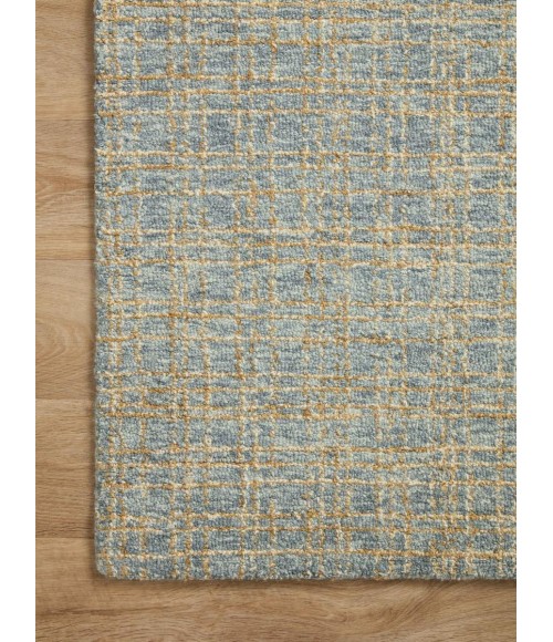 Chris Loves Julia x Loloi  Polly POL-03 Blue / Sand 2'-3" x 3'-9" Area Rug