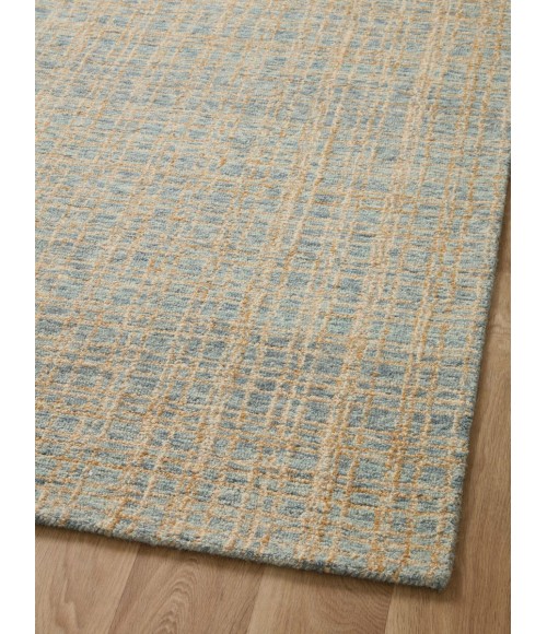 Chris Loves Julia x Loloi  Polly POL-03 Blue / Sand 2'-3" x 3'-9" Area Rug