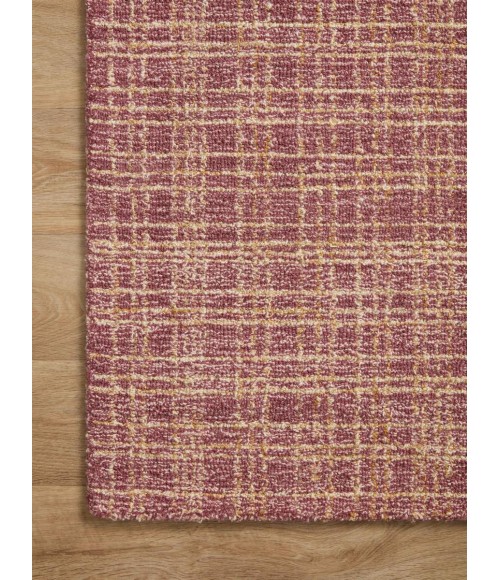 Chris Loves Julia x Loloi  Polly POL-03 Berry / Natural 2'-6" x 9'-9" Area Rug