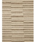 Chris Loves Julia x Loloi  Polly POL-04 Beige / Tobacco 18" x 18" Sample Area Rug