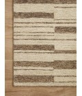 Chris Loves Julia x Loloi  Polly POL-04 Beige / Tobacco 18" x 18" Sample Area Rug