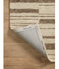 Chris Loves Julia x Loloi  Polly POL-04 Beige / Tobacco 18" x 18" Sample Area Rug