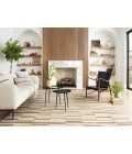 Chris Loves Julia x Loloi  Polly POL-04 Beige / Tobacco 18" x 18" Sample Area Rug