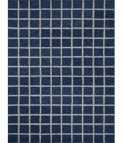 Chris Loves Julia x Loloi Polly Navy / Silver POL-05 3 ft. 6 in. X 5 ft. 6 in. Rectangle Rug