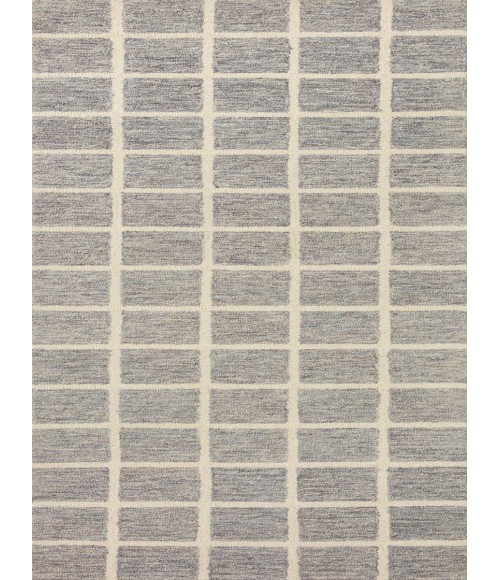 Chris Loves Julia x Loloi  Polly POL-05 Slate / Ivory 8'-6" x 11'-6" Area Rug