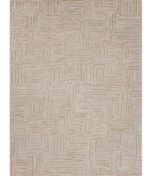 Chris Loves Julia x Loloi Polly Smoke / Sand POL-08 2 ft. 6 in. X 7 ft. 6 in. Rectangle Rug