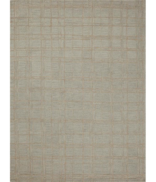 Chris Loves Julia x Loloi Polly Fog / Wheat POL-09 7 ft. 9 in. X 9 ft. 9 in. Rectangle Rug
