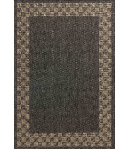 Chris Loves Julia x Loloi Providence Charcoal / Natural PRC-01 2ft.-3in. X 7ft.-7in. Rect. Rug