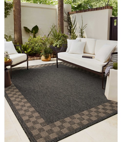 Chris Loves Julia x Loloi Providence Charcoal / Natural PRC-01 2ft.-3in. X 7ft.-7in. Rect. Rug