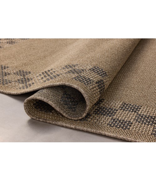 Chris Loves Julia x Loloi Providence Natural / Charcoal PRC-01 2ft.-3in. X 7ft.-7in. Rect. Rug