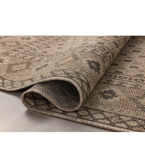 Chris Loves Julia x Loloi Providence Dove / Charcoal PRC-07 2ft.-3in. X 3ft.-9in. Rect. Rug
