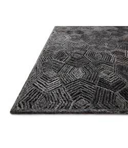 Loloi Prescott PRE-01 black Area Rug 7 ft. 9 in. X 9 ft. 9 in. Rectangle