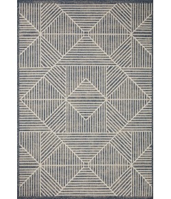 Loloi Rainier RAI-03 Denim / Ivory Area Rug 7 ft. 10 in. X 10 ft. 10 in. Rectangle