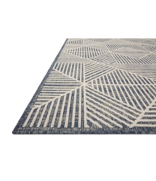 Loloi II Rainier RAI-03 Denim / Ivory 18" x 18" Sample Area Rug