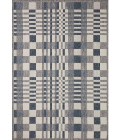 Loloi Rainier RAI-04 Ivory / Denim Area Rug 7 ft. 10 in. X 10 ft. 10 in. Rectangle