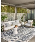 Loloi II Rainier RAI-04 Ivory / Denim 7'-10" x 10'-10" Area Rug