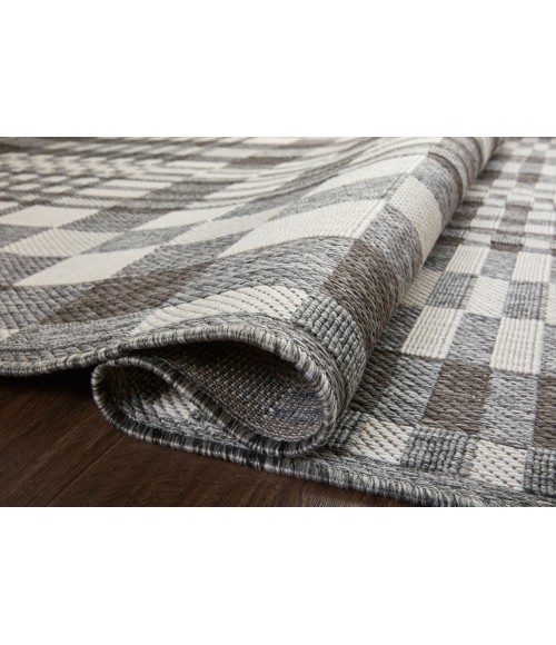 Loloi II Rainier RAI-04 Ivory / Pebble 5'-3" x 7'-7" Area Rug