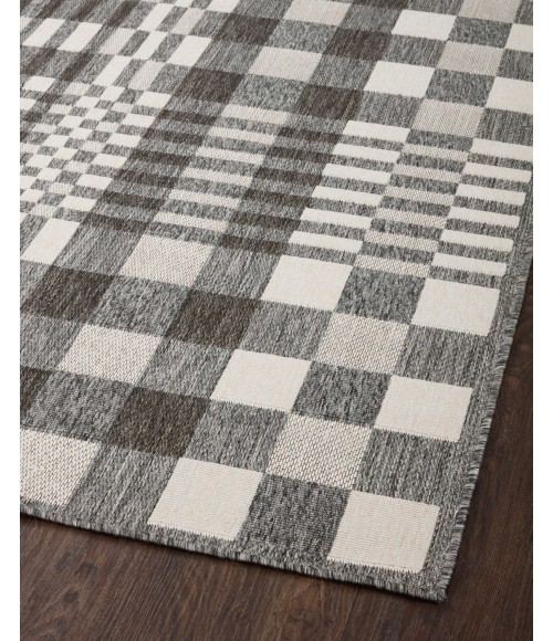 Loloi II Rainier RAI-04 Ivory / Pebble 5'-3" x 7'-7" Area Rug