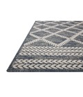 Loloi II Rainier RAI-05 Denim / Ivory 7'-10" x 10'-10" Area Rug