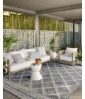 Loloi II Rainier RAI-05 Denim / Ivory 7'-10" x 10'-10" Area Rug