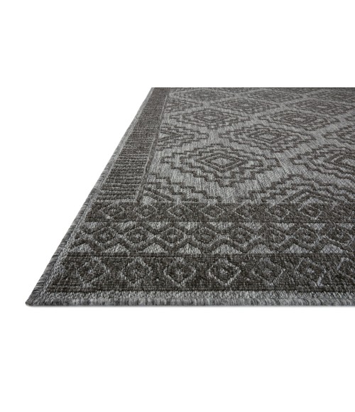 Loloi II Rainier RAI-06 Grey / Charcoal 3'-11" x 5'-11" Area Rug