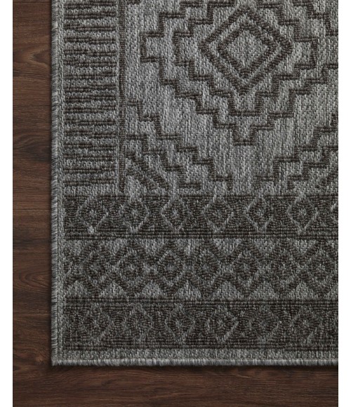 Loloi II Rainier RAI-06 Grey / Charcoal 3'-11" x 5'-11" Area Rug