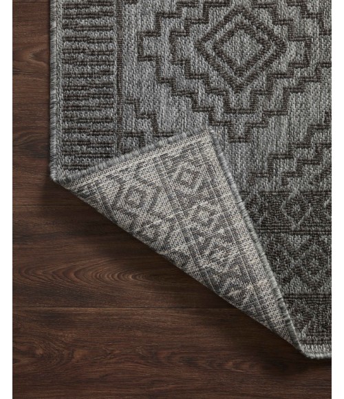 Loloi II Rainier RAI-06 Grey / Charcoal 3'-11" x 5'-11" Area Rug