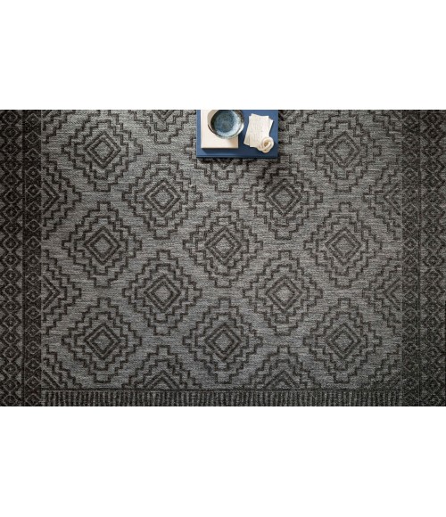 Loloi II Rainier RAI-06 Grey / Charcoal 3'-11" x 5'-11" Area Rug