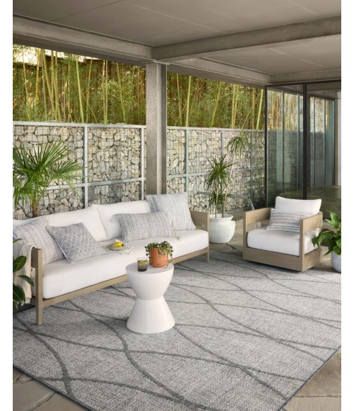 Rainier Area Rug Loloi II Rainier RAI-07 Dove / Grey 7'-10" x 10'-10" Area Rug