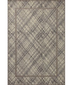 Loloi Rainier RAI-10 Ivory / Charcoal Area Rug 11 ft. 6 in. X 15 ft. Rectangle