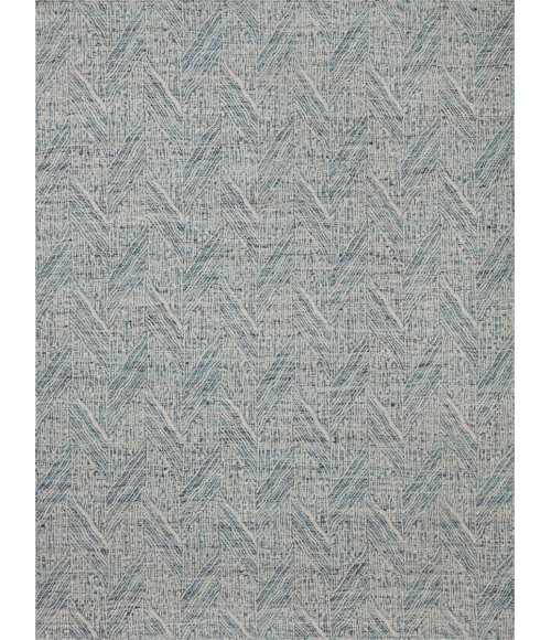 Loloi Raven Blue / Ivory RAV-01 9 ft. 3 in. X 13 ft. Rectangle Rug