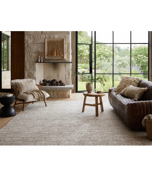 Loloi Raven Dove / Ivory RAV-03 9 ft. 3 in. X 13 ft. Rectangle Rug