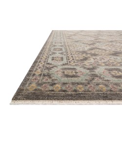 Loloi Reina REI-03 SMOKE / PRISM Area Rug 18 in. X 18 in. Sample