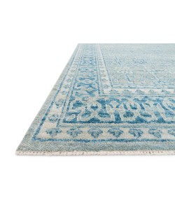 Loloi Reina REI-04 SKY / OCEAN Area Rug 18 in. X 18 in. Sample