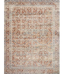 Loloi Revere Terracotta / Multi REV-07 7 ft. 10 in. X 7 ft. 10 in. Round Rug