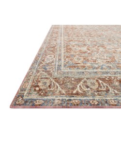 Loloi Revere Terracotta / Multi REV-07 7 ft. 10 in. X 7 ft. 10 in. Round Rug