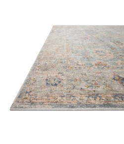 Loloi Revere REV-09 LIGHT BLUE / MULTI Area Rug 7 ft. 10 in. X 7 ft. 10 in. Round