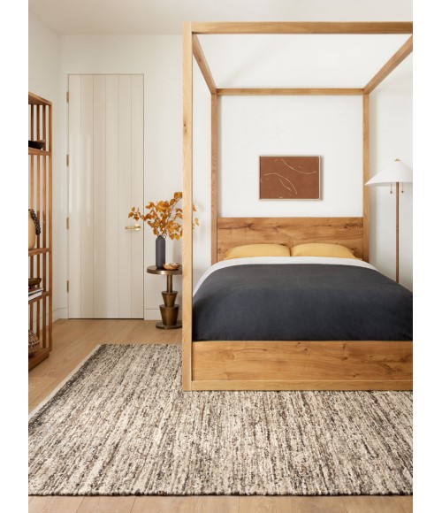 Loloi Reyla RLA-01 Granite / Mocha 3'-6" x 5'-6" Area Rug