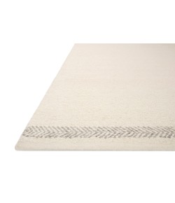 Loloi Reyla RLA-01 Ivory / Silver Area Rug 3 ft. 6 in. X 5 ft. 6 in. Rectangle