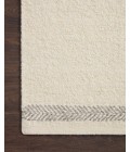 Loloi Reyla RLA-01 Ivory / Silver 3'-6" x 5'-6" Area Rug