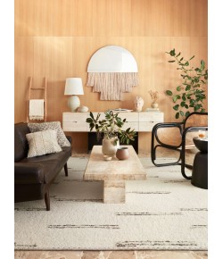 Loloi Roman ROM-03 IVORY / GRANITE Area Rug 11 ft. 6 in. X 15 ft. Rectangle