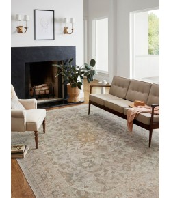 Chris Loves Julia x Loloi Rosemarie ROE-02 IVORY / NATURAL Area Rug 3 ft. 2 in. X 3 ft. 2 in. Round