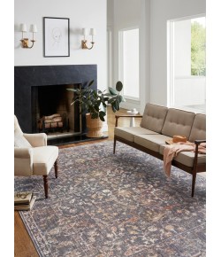 Chris Loves Julia x Loloi Rosemarie ROE-04 GRAPHITE / MULTI Area Rug 3 ft. 2 in. X 3 ft. 2 in. Round