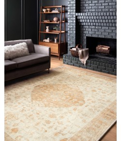 Loloi Rosette ROS-03 IVORY / TERRACOTTA Area Rug 5 ft. 0 in. X 7 ft. 6 in. Rectangle