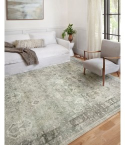 Loloi Rosette ROS-04 STEEL / GRAPHITE Area Rug 7 ft. 6 in. X 9 ft. 6 in. Rectangle