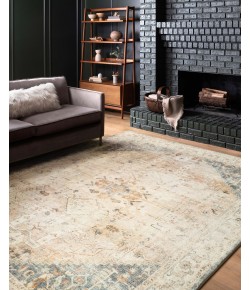 Loloi Rosette ROS-06 CLAY / IVORY Area Rug 7 ft. 6 in. X 9 ft. 6 in. Rectangle