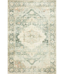Loloi Rosette ROS-08 TEAL / IVORY Area Rug 2 ft. 6 in. X 9 ft. 9 in. Rectangle